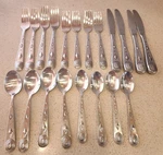 Wallace Taos 20 Pc Service For 4 Southwestern Stainless. Fixed Price $70.00.