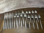 21 Pc Set International INS193 Stainless Rogers Cutlery Co Silverware Flatware. Fixed Price $25.50.