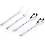 Vanra 5IN 4-PIECE Flatware Set Silver Stainless SPOONS+2 Forks,. Fixed Price $17.99.