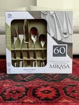 Mikasa Serena Forged Stainless Steel 60PC. Flatware Set (service Twelve). Fixed Price $129.00.