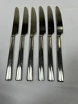 Oneida Reverso Satin 18/10 Stainless Flatware Dinner Knives 9 1/4" (set Of 6). Fixed Price $15.95.