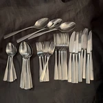 Ekco Eterna Concord Bridge Set Stainless Japan Flatware 42 Pc Dinner Fork, Spoon. Fixed Price $31.98.