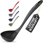 Zulay Kitchen Soup Ladle Ergonomic, Count (pack Of 1), Black. Fixed Price $24.99.