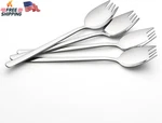 Iqcwood Sporks, 4-PACK 18/10 Stainless Steel Fork, Metal Everyday Hous. Fixed Price $16.45.