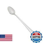 Winco Peacock Stainless-steel Iced Tea Spoon, Extra Heavyweight, 8.25" (12 Pack). Fixed Price $38.35.