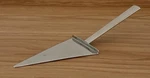Alessi Rundes Modell 18/10 Stainless Cake Pie Server Josef Hoffmann 1906 Design. Fixed Price $145.00.