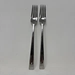Dansk Rondure Salad Forks 7.25" Stainless Korea Gerald Gulotta Flatware Mcm. Fixed Price $25.00.