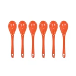 Pirhosigma 6 Pcs Orange Porcelain Egg Spoons Ceramic 4.7 Inch,. Fixed Price $11.16.