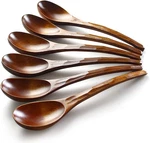Soup Spoons,aoosy Wooden 6 Pieces 7.84 Inches Japanese Ramen. Fixed Price $32.99.