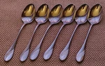 Set Of 6 Wmf Cromargan Charme Table Soup Place Spoons Stainless Flatware 7 3/4". Fixed Price $37.95.