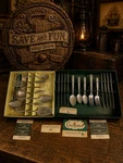 Oneida Vintage Stainless Flatware 51 Piece Service Set Plus 7 Pc Serving. Fixed Price $125.95.