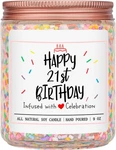 Homsolver 21ST Birthday Gifts For Her, 9OUNCE-VANILLA Scent, Rose Gold. Fixed Price $23.58.