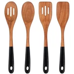 14 Inch Large Wooden Spoons For Cooking Utensils Set Acacia Spatula Slot.... Fixed Price $30.15.