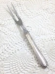 Rogers Oneida Silverplate 1932 Croydon/mary Lee Small Steak Carving Fork 8 1/2". Fixed Price $8.00.