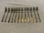 Lot Of 12 Ikea Salad Forks 22185 Glossy Stainless Steel 6.5. Fixed Price $24.00.