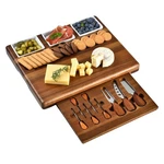 Shanik Large Acacia Wood Charcuterie Board Set With 3 Removable Ceramic Bowls.... Fixed Price $107.67.
