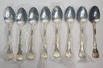 Royal Albert Country Roses Set Of 8 Tablespoons Gold Accent Flatware New. Fixed Price $39.99.