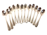 Oneida Rim Euro Teaspoon- 1 Dozen-stainless Steel-new. Fixed Price $7.88.