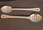 Vintage Vollrath Stainless Steel 14" Slotted Spoons 46975 Korea Y54 Of 2. Fixed Price $12.50.