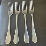 Mepra Brescia Vintage Stainless Steel 4 Pc Salad Forks Set Flatware Euc. Fixed Price $42.44.