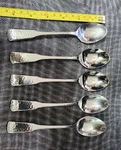 Lot Of 5 Towle 18/8 Stainless C1983- Royal Hammer Teaspoons/. Fixed Price $54.99.