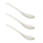 Xmomx 3 Pcs Porcelain Egg Spoons Ceramic White 5 Inch Coffee Whie. Fixed Price $13.99.