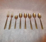 Mikasa Hammered Opulent 18/10 Stainless Steel Piece Flatware Spoon Fork. Fixed Price $19.93.