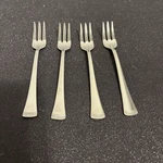 Lenox Stainless Portola Cocktail Forks - Set Of Four 18/10. Fixed Price $18.25.