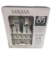 Mikasa Satin Loft 18/10 Stainless Steel 65PC. Flatware Set (service For Twelve). Fixed Price $179.99.
