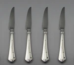 Oneida Juilliard Stainless Flatware Steak Knives - Set Of Four New. Fixed Price $59.98.