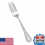 Winco Pearl Stainless-steel Dinner Fork Extra Heavyweight 8 Inch Set 12. Fixed Price $38.07.