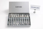 Dansk Coffee Spoon Cocktaik Fork Torun 10PCS Set 587660 Stainless Steel New. Fixed Price $76.00.