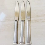 3PC Cambridge CBS98 Stainless Dinner Knife 3/8 Frosted 18/8 Glossy Tip & Bowl. Fixed Price $12.00.