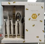 Wallace Napoleon Bee 45 Piece 18/10 Stainless Steel Flatware Set Brand New. Fixed Price $160.00.