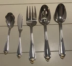 Pfaltzgraff 18/8 5 Piece Serving Set. Fixed Price $39.50.