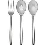 Nambe Aidan 18/10 Stainless Steel 3PC. Heavy Gauge Hostess Set. Fixed Price $69.99.