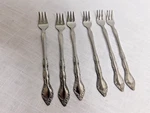 J6 - Michael Lloyd Stainless Flatware MLL2 Cocktail / Seafood Forks Lot Of. Fixed Price $13.96.