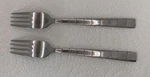 HSV210 Hampton Forge Flatware Dinner Glossy Frost Handle China Stnl. Fixed Price $13.57.
