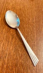 Husaby HUA1 Stainless Sweden Handle Slant 3- Lines 1- Serving Spoon 8 1/4". Fixed Price $25.00.