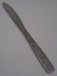 1 Dinner Knife Hemisphere Cambridge Stainless Frosted Handle Glossy Circle. Fixed Price $10.99.