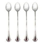 Reed & Barton Country French 18/10 Stainless Iced Beverage Spoon (set Of Four). Fixed Price $79.99.