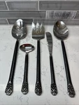 Gourmet Settings Avalon 18/10 Stainless Steel 5PC Serving Utensils Of. Fixed Price $38.66.