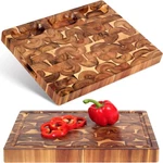 Acacia End Grain Cutting Board (17X13X1.5IN), 17"L 13"W, Inch. Fixed Price $65.99.