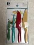 Martha Stewart 4 Piece Stainless Steel Knife Set. Fixed Price $22.00.