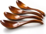 Aoosy Soup Spoons, Wooden 4 Pieces. Fixed Price $19.91.