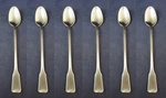 Oneida Stainless American Colonial - Iced Beverage Spoons Set Of Six Cube Usa. Fixed Price $64.99.