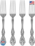 Oneida Michelangelo Fine Flatware Dinner Fork Set Service 4 Stainless Steel. Fixed Price $55.99.