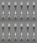 Set Of Twelve - Oneida Stainless Flatware Chateau Dinner Forks New. Fixed Price $72.99.