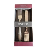 New Oneida Peninsula-castle-jordan-laura (stainless) 8 Dinner Forks Frosted. Fixed Price $34.99.