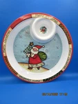 Serving Tray Mud Pie Christmas Santa & Tree Chip Dip Server. Fixed Price $10.00.